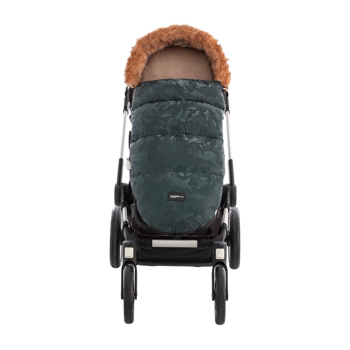 Norababybags - Saco Silla Paseo: Adaptabilidad con cremallera - Diseño y Fabricación Española - Oslo Cripsi verde 50x100 cm