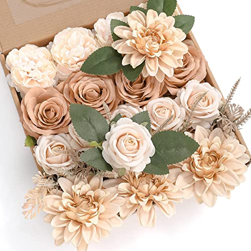 Artificial Flowers Combo Box Set Gradient Color...