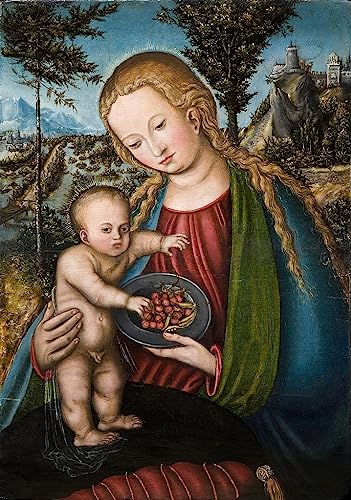 Impression d'affiches Crucifixion de Lucas Cranach Toile 60x90cm