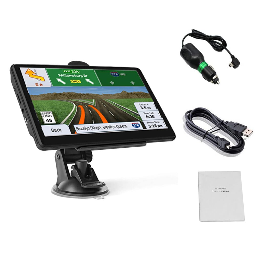 7 Zoll HD Touchscreen Auto GP S Navigator, Auto GP S Navigator, GP S Navigator, robuster 8G DDR256M FM Radio Navigator, Europakarte