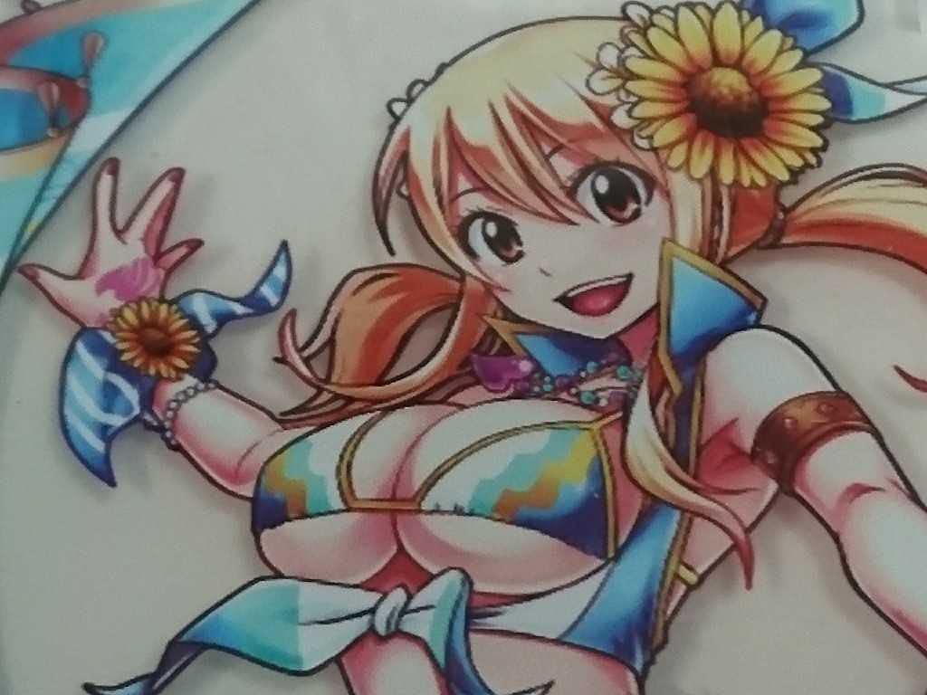 フェアリーテイル　白猫　プロジェクト　アクリル　スタンド 白猫プロジェクト×フェアリーテイル『エルザ ハートフィリア