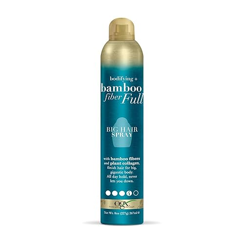 OGX Bodifying Bamboo FiberFull Big Hair Spray 64033 8 onzas