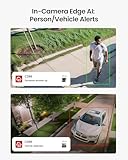 ZOSI 4MP+4MP Dual-Lens WiFi Outdoor Camera, Dual View Wireless CCTV Camera Home Outdoor Security with Color Night Vision, Person/Vehicle Detection, Auto Tracking, 2-way Audio, Sound and Light Alarm - Image 3