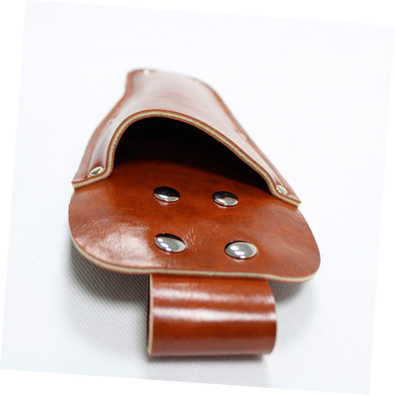 OSOLADY 4pcs Professional Hair Scissors Case Pu Leather Scissor Bag for Hairstylists Minimalist Scissor Holder for Barber Stylist