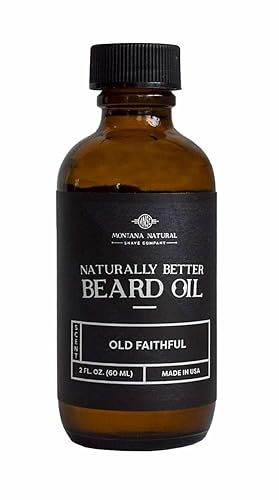 MNSC Old Faithful - Aceite y acondicionador para barba, suaviza, suaviza y fortalece, para un crecimiento más rápido, barba más completa,