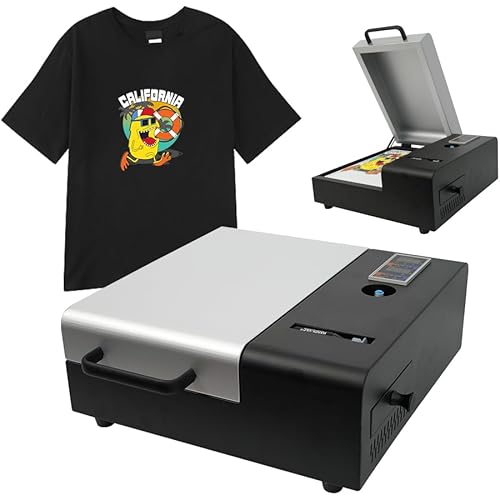 Upgraded DTF Oven, A4 DTF Oven Dryer with Time and Temperature Control for Heat Transfer Printing DTF Power, Curing Transfer Film, Silver