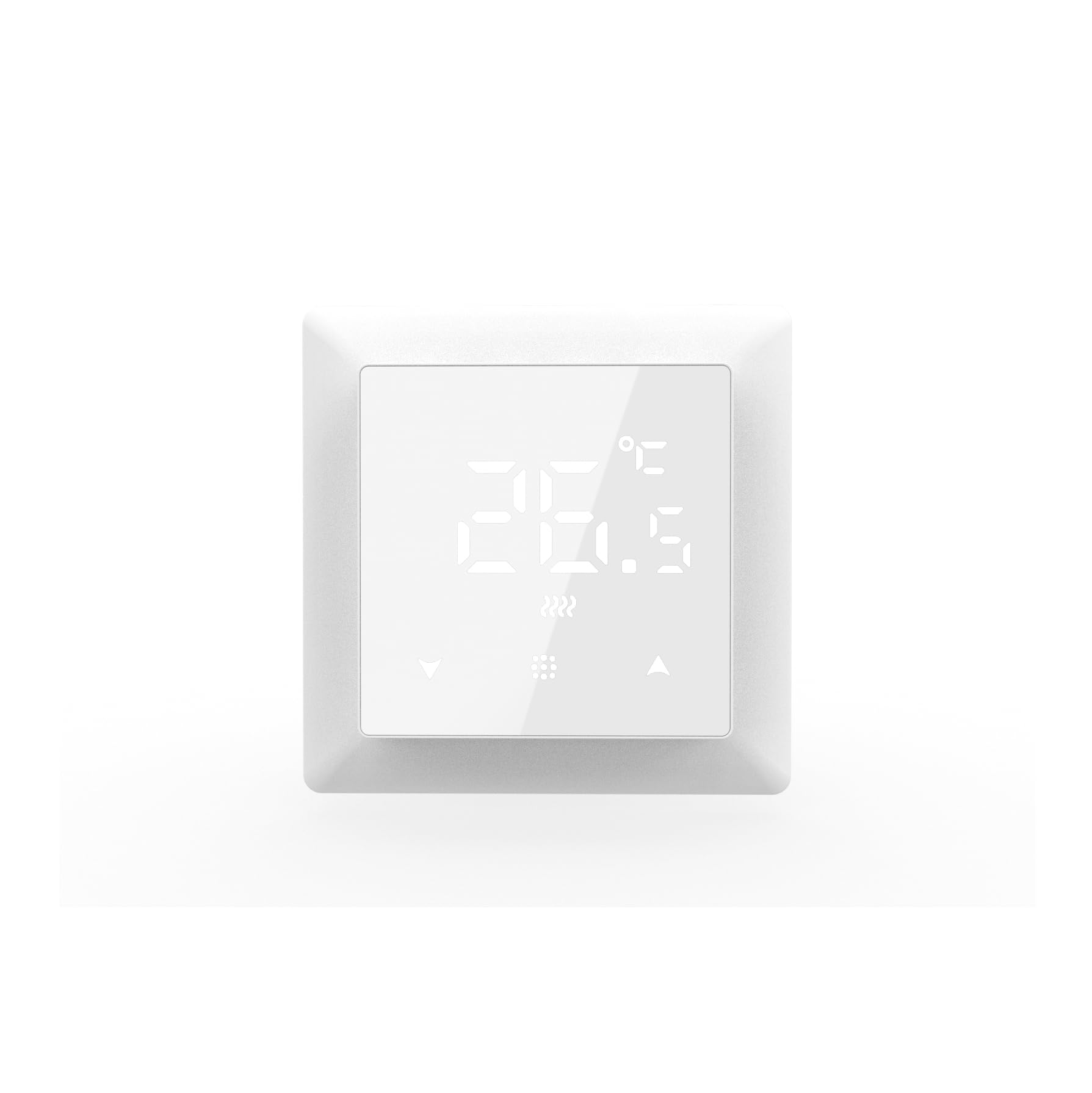 Sone Smart One ZigBee Thermostat Fußbodenheizung Weiß 16A Tuya | 230v unterputz, bodenfühler, gateway nötig, wochenprogramm, touchpanel