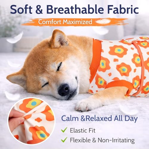 Image of Dog Surgery Recovery Suit, Onesie for Female Male Dogs Post Spay Neuter,XS