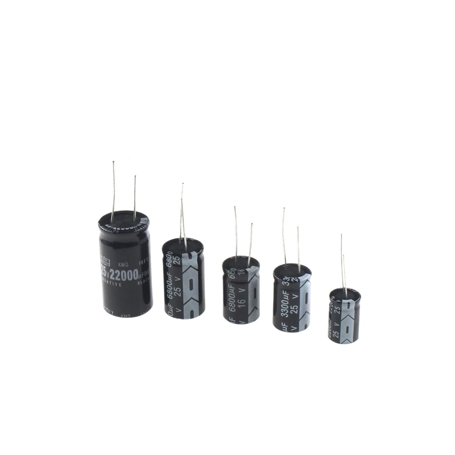50/20/10/5/2/1PCS 100V Aluminum Capacitor 10UF 22UF 33UF 47UF 100UF 220UF 330UF 470UF 680UF 1000UF 150(100V22UF 8x12 20PCS)