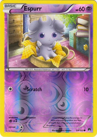 Amazon.co.jp: Pokemon – Espurr ( 58 / 122 ) – XYブレークポイント