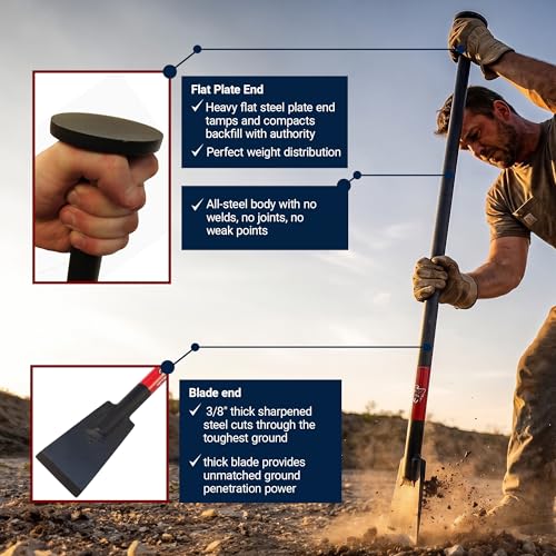 Bully Tools Steel Tamping Bar