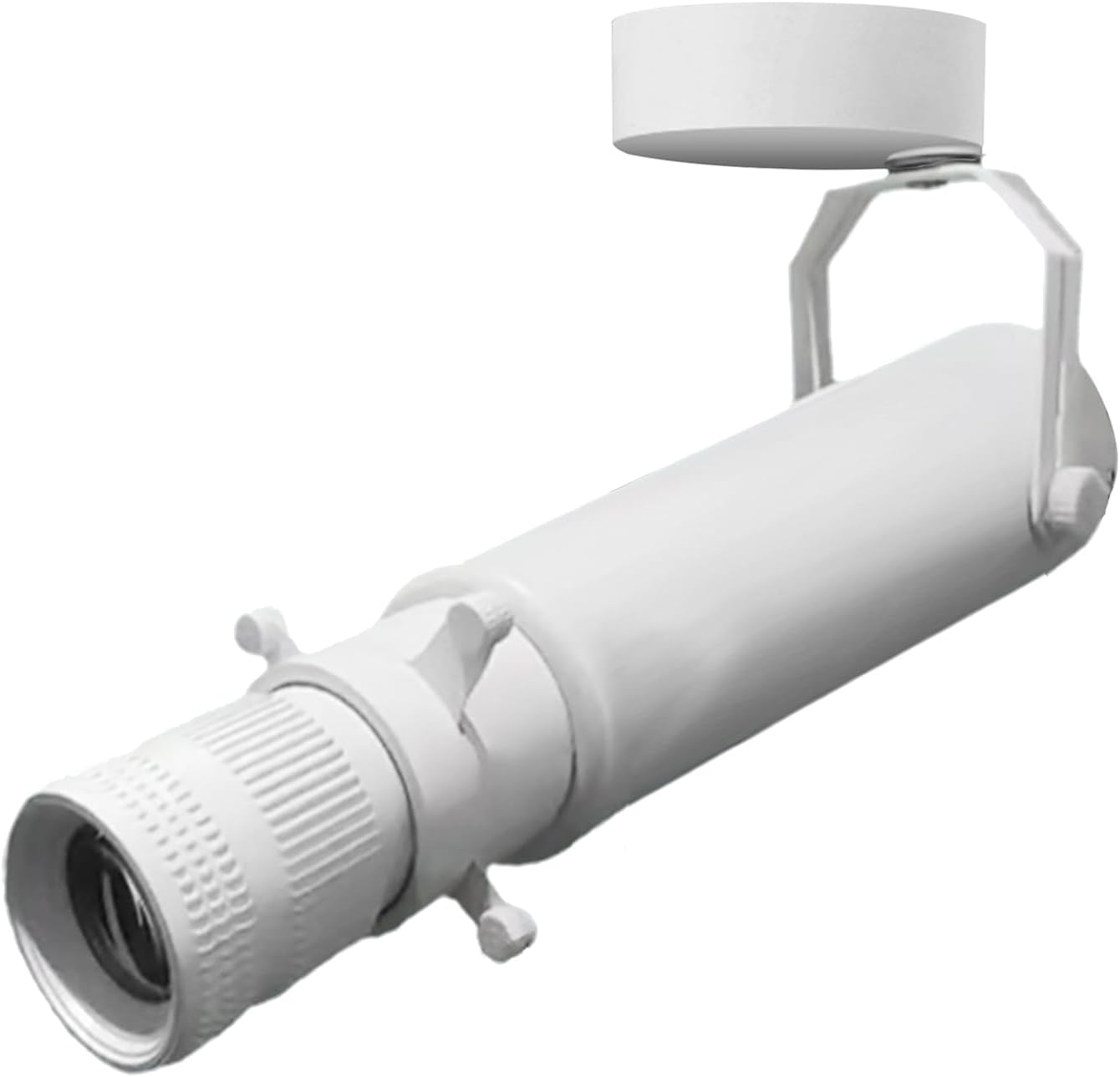 Adjustable Aperture Shape Spotlight, LED COB Ceiling Desk or Wall Surface Mount Accent Lamp for Concert Museum Art Gallery Exhibition, Bar Restaurant Directional Spot Lights White 30W 3000K