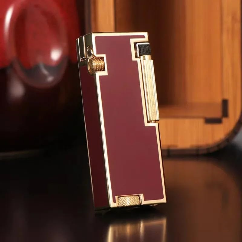 Encendedor ZORRO Z666 recargable kerosene rojo miniatura 1