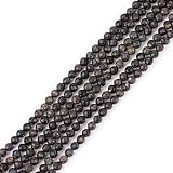 Hergestellt aus mehrfarbigem australischem Opalstein. Runde Form, konsistente Farbe und facettierte Oberfläche. Größe: 2 mm. Menge: 190–200 Perlen pro Strang (38,1 cm), Lochgröße: 0,5 mm