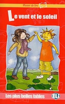 Paperback Plaisir de lire - Les plus belles fables: Le vent et le soleil - Book & CD [French] Book