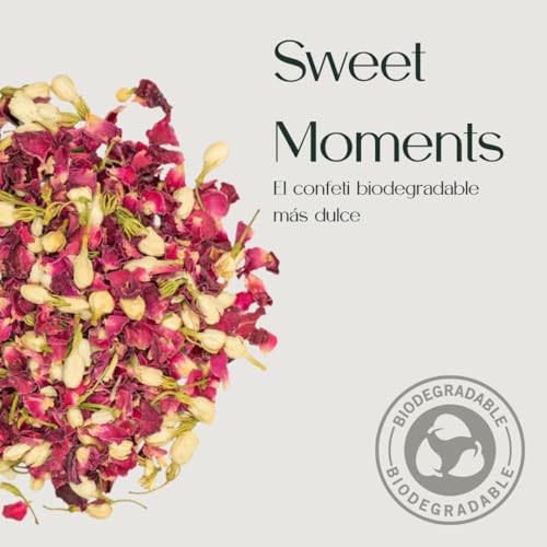 Miniatura 2 de Sweet Moments - Confeti De Boda 1l Petalos De Boda Confeti 100 Biodegradable - Casia Natura
