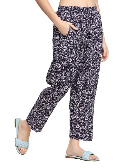 Image of AALIT Cotton Printed Co-Ord Set for Women - Nightwear Pajama Set with Pockets | Soft & Breathable Two-Piece Outfit for Sleep & Lounge
