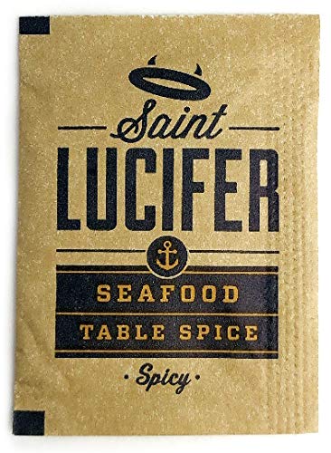 Spice Co Seafood Seasoning Table Spice, 50 individual packets, Made In The USA, Gluten Free, Sugar Free, Vegan, Vegetarian