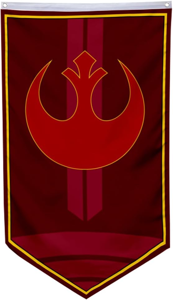 Rebel Alliance Flag Rebel Swallowtail Pennant banner 30x50inch Man Cave (II)