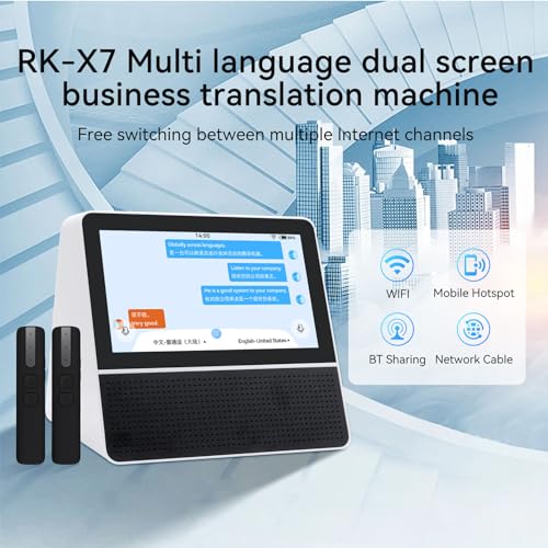 Traducteur de 120 langues écran tactile 7 pouces double affichage