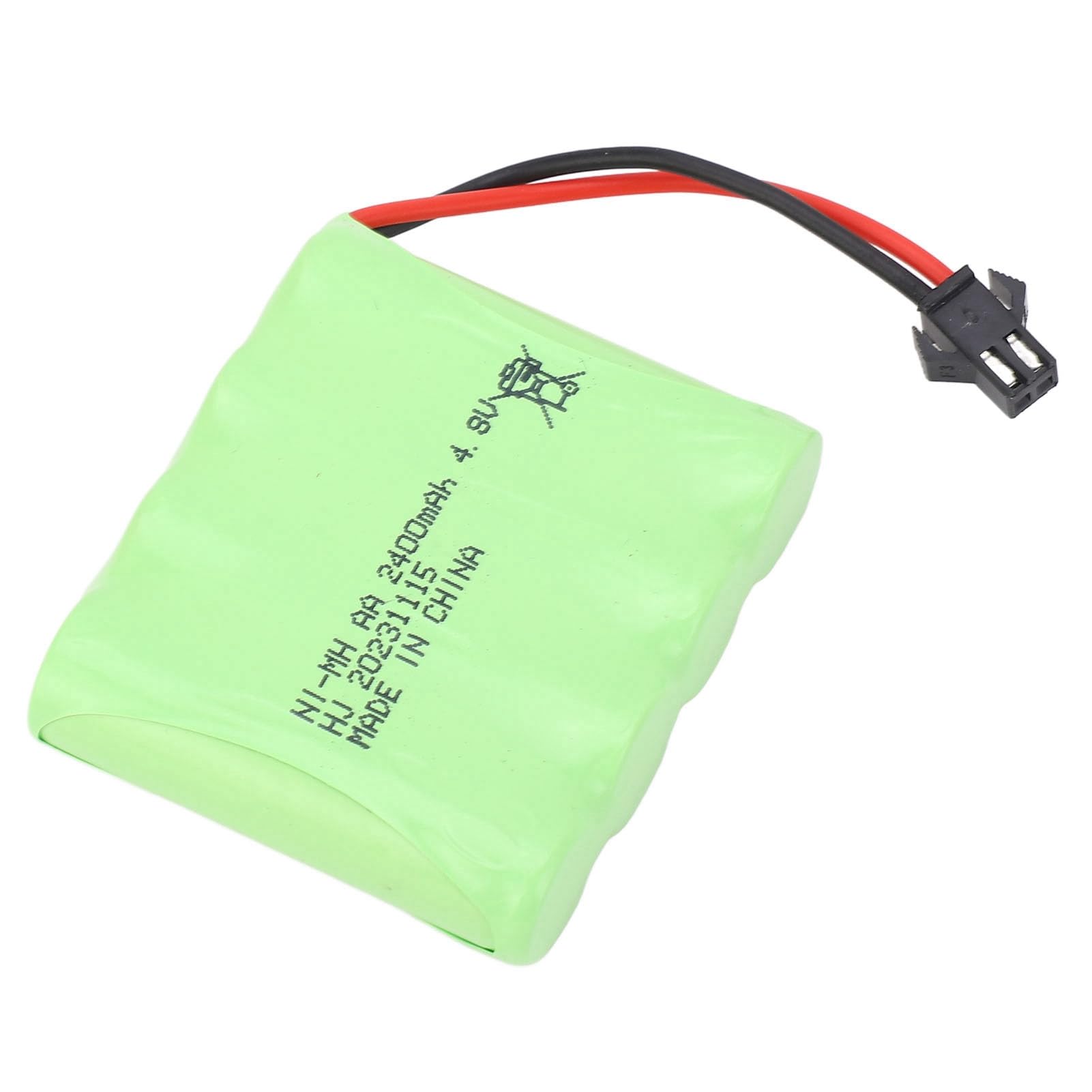 Batterie Professionnelle RC Nimh Longue Durée de Vie, 4.8V, 2400mAh, pour Camion SHARKOOL 1/16