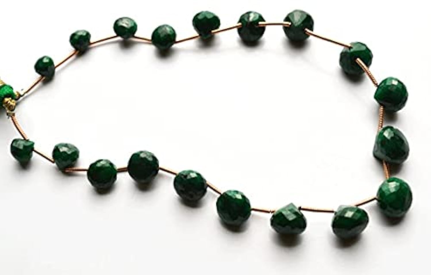 Émeraude naturelle à facettes de 6-11 mm pour joaillerie haut de gamme