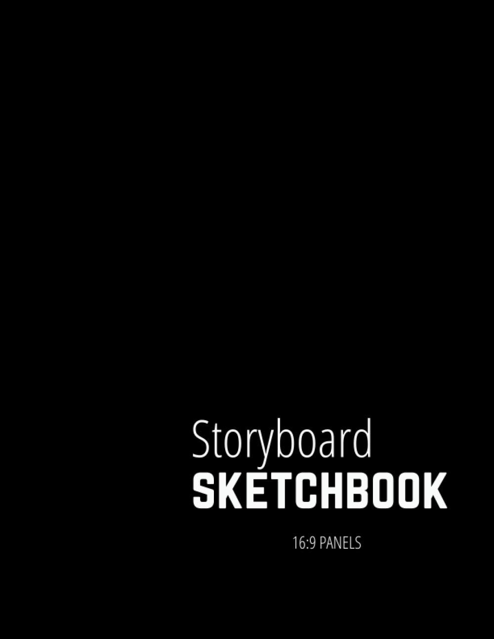 STORYBOARD SKETCHBOOK 16:9: Matte Black Notebook for Animators, Filmmakers, Directors, Students and Creative Professionals