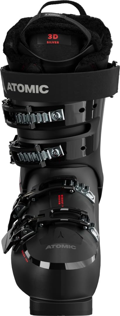 ATOMIC Botas de esquí Hawk Prime 100 GW – Talla 26/26,5 – Botas de esquí Alpino en Negro/Rojo – Botas con Tobillo y talón 3D para un Ajuste preciso – Ideal para esquiadores con pies de Ancho Medio.