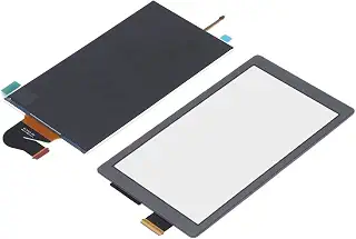 Karlak Switch Lite用交換用ディスプレイ、プレミアムLCDアップグレード (Black) | 耐食性、完璧なフィット感、簡単なセットアップのための正確なカット