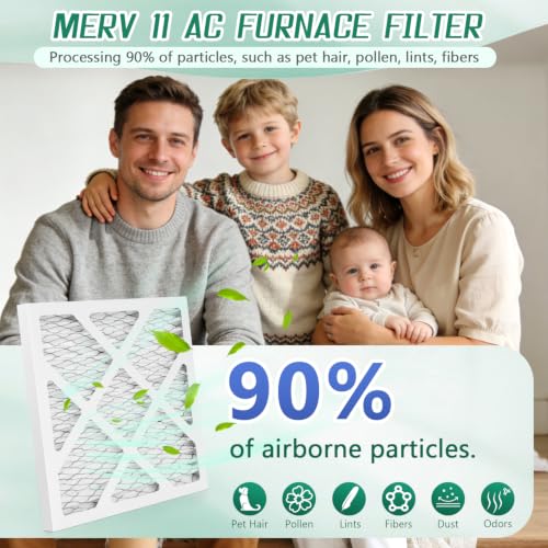 Image of 6 Pack Updated 10x10x2 Air Filter pertain Merv 11 MPR1000