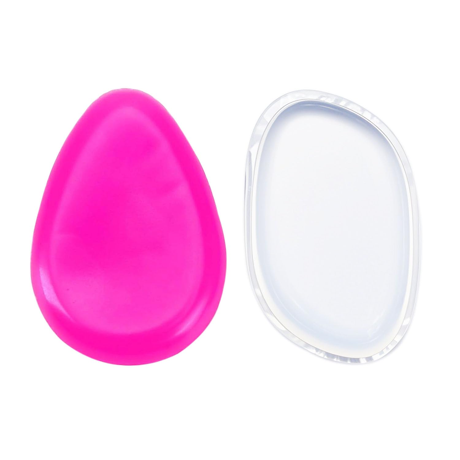 2-Pack Reusable Silicone Makeup Sponge Set (Non-Automotive Item)