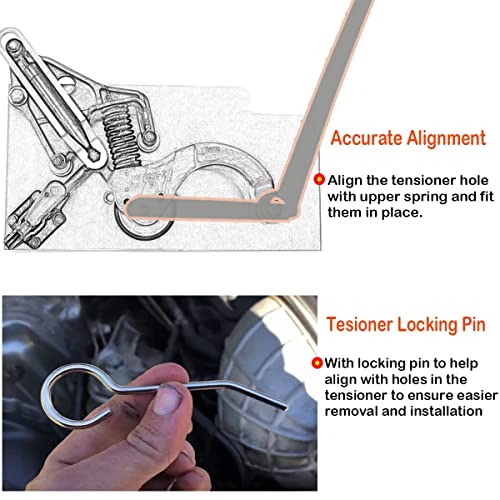 Image of R52 R53 Serpentine Belt Removal Tensioner Tool for Mini Cooper S BMW W11