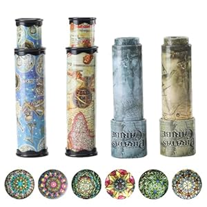 Gerui 4 Stücke Klassisches Kaleidoskop Spielzeug