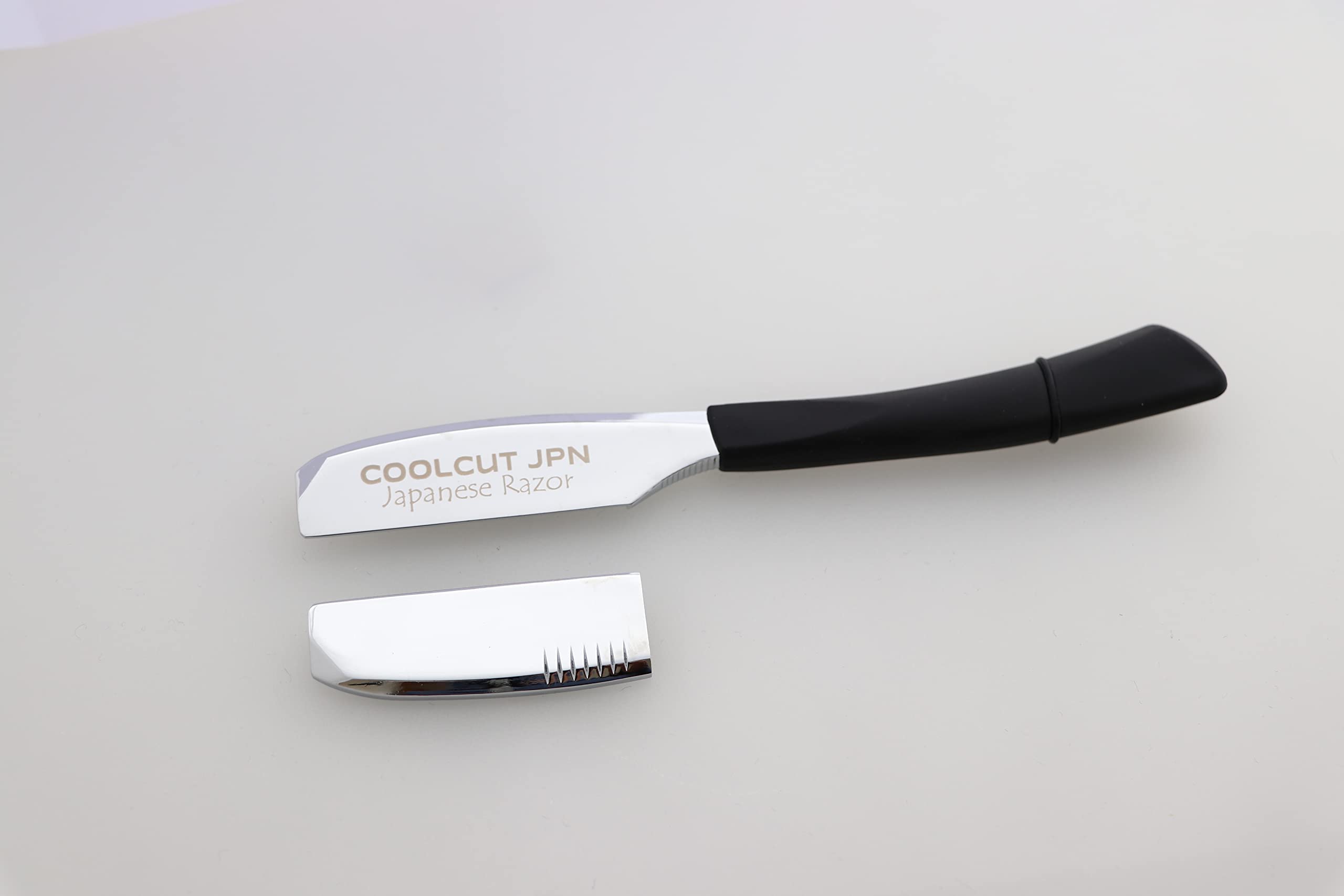 Sanguine Men Shaving Razor, Japanese Shaving Razor, Non Folding Classic Razor with 20 Blades Cartridge (Made in The USA) - Complete Set