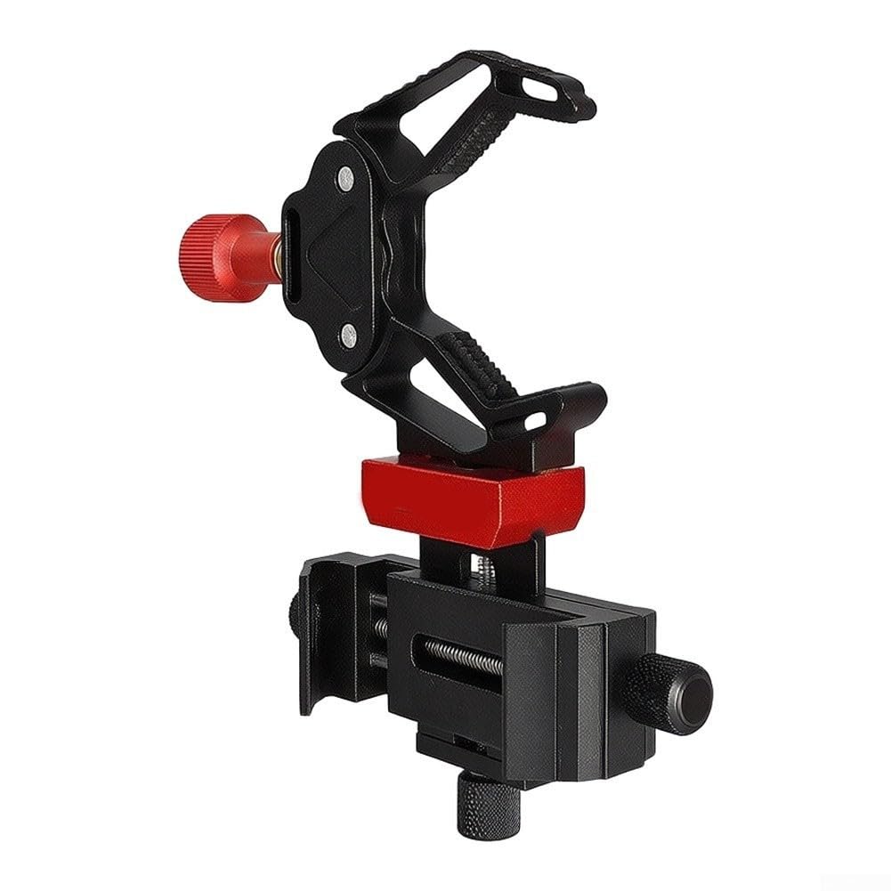 Adattatore Binocolo Microscopio Lega Alluminio per robusto Adattatore | Lega alluminio leggera, compatibile 20-60mm, ideale per telescopi astronomici e terrestri, finitura antiscivolo