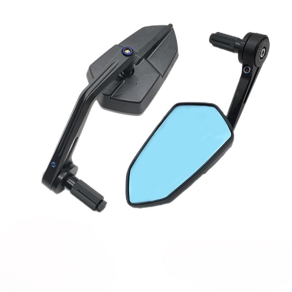 Espejo retrovisor CFMOTO NK de aluminio anodizado y cristal azul