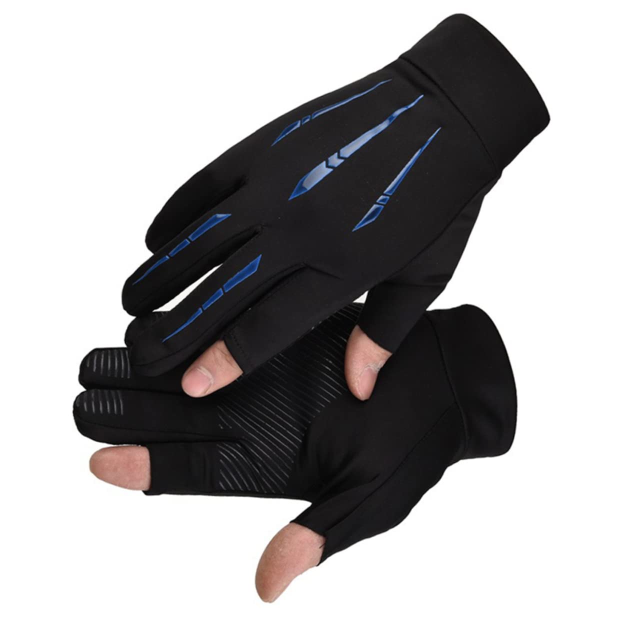 YARNOW 5pares Guantes De Bicicleta Antideslizantes para Adultos Guantes De Fitness y Outdoor para Ciclismo y Pesca Diseño Transpirable y Absorbente De