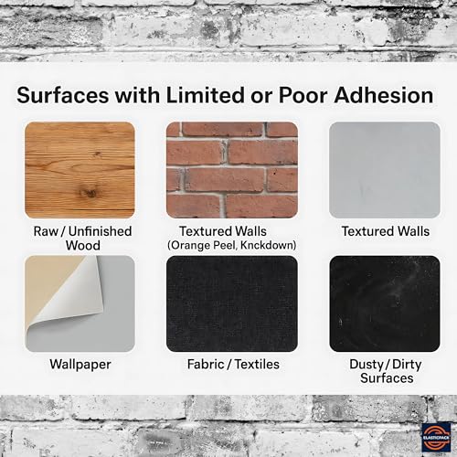 Ruban adhésif double face de 5,1 cm x 4,9 m pour fixation murale sans perçage - 7