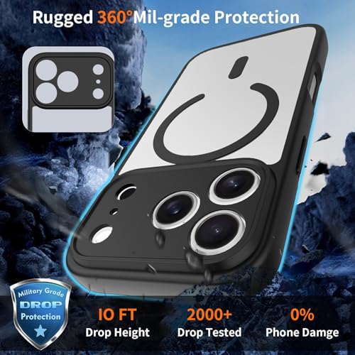 Image of Enflamo for iPhone 17 Pro Crystal Clear Transparent Hard Back Cover Case | Ultra Hybrid | Camera Bump Protection