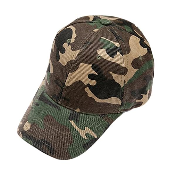 jingyuu Sport Baseball Cap Camouflage Cap Atmungsaktive Laufmütze für draußen Camo Baseball Caps Unisex