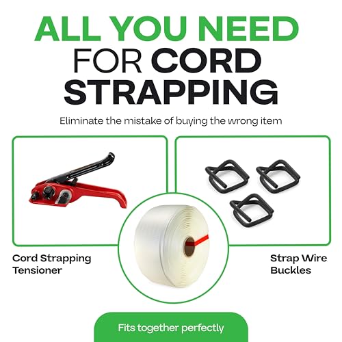 woven cord strapping roll 3434 x 164039 634 x 334 core size 2425 lbs break strength - poly packaging strapping - strength and flexibility woven strapping coil with re-tightening option by idl packaging