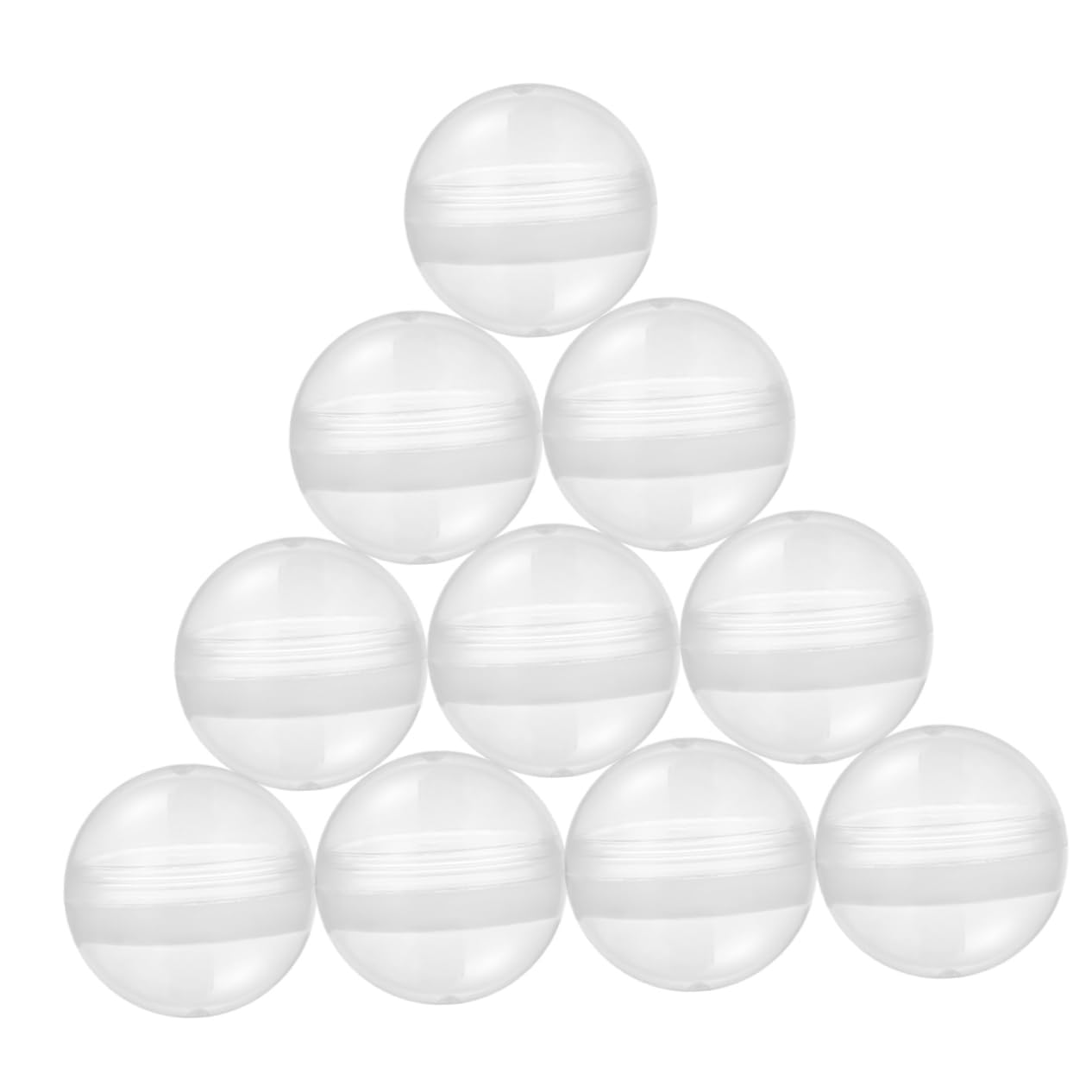 OKUMEYR Round Vending Machine Balls 100pcs Refillable Gum Balls Candy Machine Capsules Storage Box Party Favors