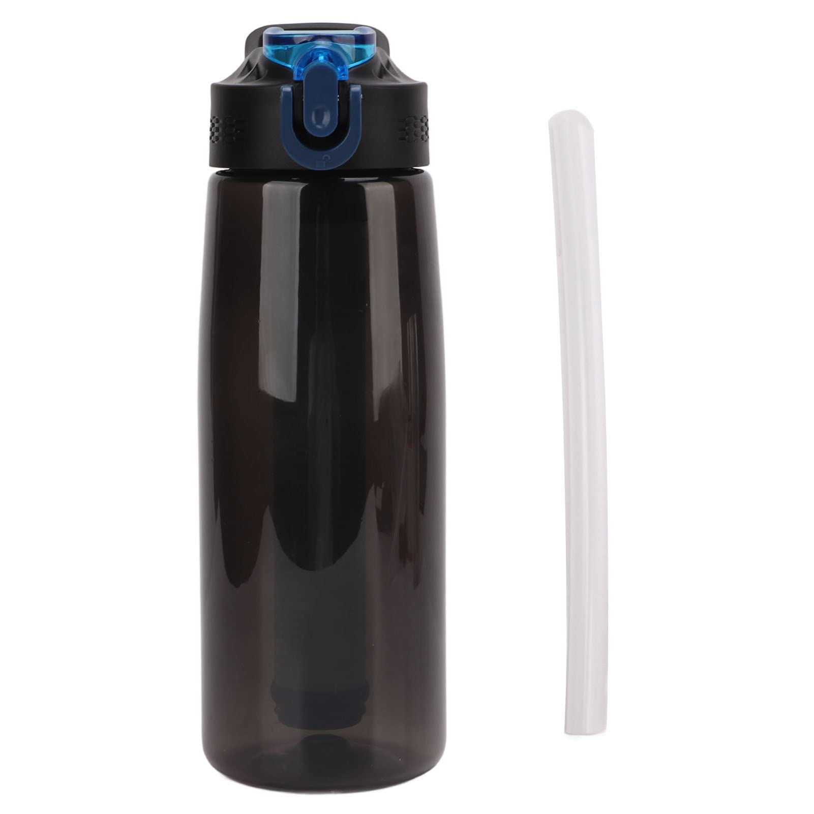 Botella de Agua filtrada, Botella de Filtro de Agua portátil para Deportes al Aire Libre, a Prueba de Polvo, a Prueba de Fugas, Varilla de Filtro Multicapa, Botella de Agua