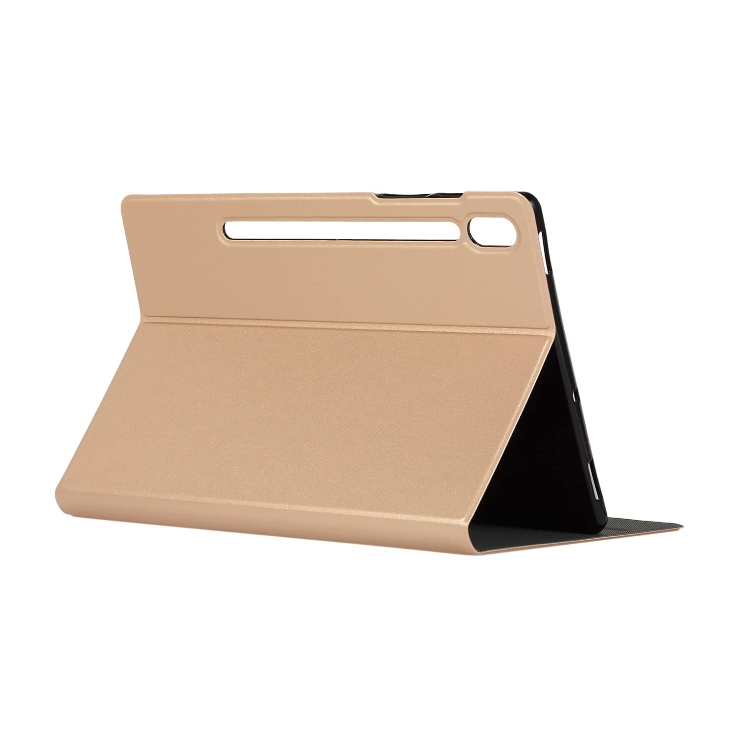 For Samsung Galaxy Tab S8 Ultra 14.6 pulgadas (SM-X900 / X906) Caja de la tableta, Funda Folio Soporte prueba choque premium, ángulos múltiples visiones, suave TPU Tapa trasera Auto Sleep Wake(Rose gold)