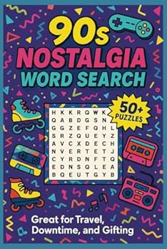 Paperback 90s Nostalgia Word Search: Fun and Easy-to-Read Retro Puzzles Celebrating the 1990s Book