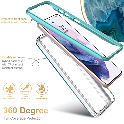 Esdot For Samsung Galaxy S21 Case,Military Grade Passing 21Ft Drop Test,Rugged Cover With Fashionable Designs For Women Girls,Shockproof Protective Phone Case For Galaxy S21 6.2" Agate Stone #TOP2
