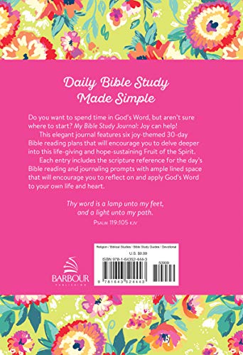 My Bible Study Journal: Joy: 180 Bible Readings to Strengthen Your Faith