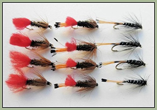 12 Wet Fishing Flies - Zulu, Ke-he, Red tag & Black Pennell (All Mixed)