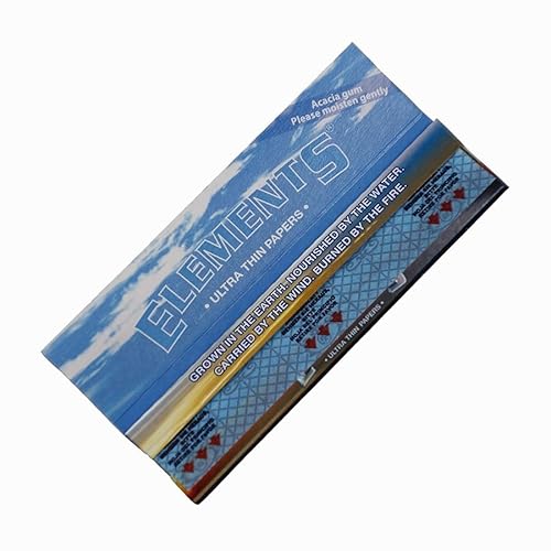 Elements King Size Slim Papers Blättchen Rolling Paper NEU! 10 Booklets