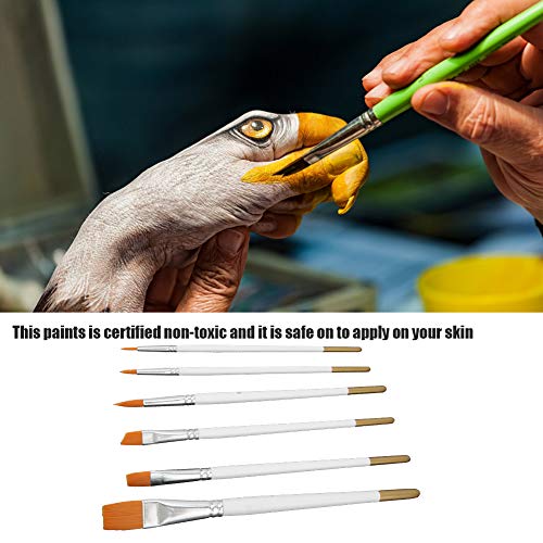 Pintura a óleo, Pintura Facial Suave e Usável, para Clubes, Carnaval, Festa, Dia das Bruxas, Ao Ar L